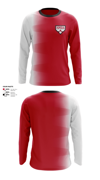 Nanaimo Minor Baseball Association 56381131 Long Sleeve Performance Shirt - 1