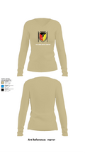 9th Comm Service company 88104614 Women's Long Sleeve V-neck Shirt - 82