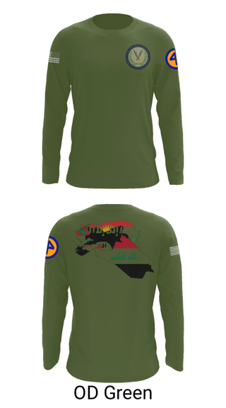 Long Sleeve Performance Shirt, 44th ICBT, National Guard, Teamtime, Team time, sublimation, custom sports apparel, team uniforms, spirit wear, spiritwear, sports uniforms, custom shirts, team store, custom team store, fundraiser sports, apparel fundraiser