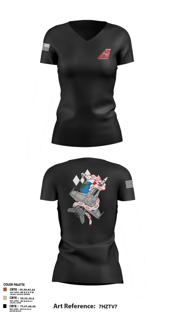 Womens Short Sleeve Vneck Shirt, VFA-102, , Teamtime, Team time, sublimation, custom sports apparel, team uniforms, spirit wear, spiritwear, sports uniforms, custom shirts, team store, custom team store, fundraiser sports, apparel fundraiser