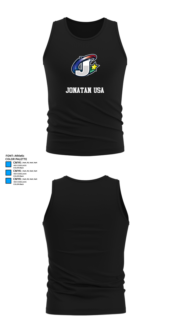 Tank Top, Jonatan Usa, , Teamtime, Team time, sublimation, custom sports apparel, team uniforms, spirit wear, spiritwear, sports uniforms, custom shirts, team store, custom team store, fundraiser sports, apparel fundraiser