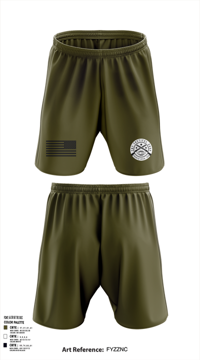 787 Tactical 11331515 Athletic Shorts With Pockets - 105