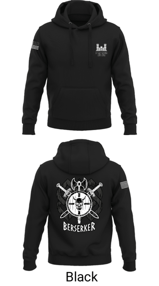 Hoodie, B TRP 278th RES ACR, National Guard, Teamtime, Team time, sublimation, custom sports apparel, team uniforms, spirit wear, spiritwear, sports uniforms, custom shirts, team store, custom team store, fundraiser sports, apparel fundraiser