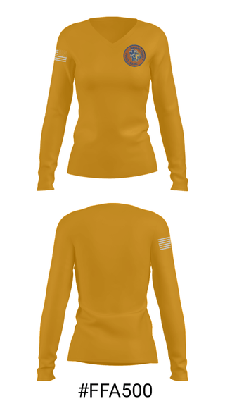 Women's Long Sleeve Vneck Shirt, Nassau County Emergency Ambulance Bureau, Police, Teamtime, Team time, sublimation, custom sports apparel, team uniforms, spirit wear, spiritwear, sports uniforms, custom shirts, team store, custom team store, fundraiser sports, apparel fundraiser