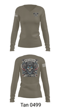 Baker 3-509th 3rd Plt 1st squad 60073036 Women's Long Sleeve V-neck Shirt - 77
