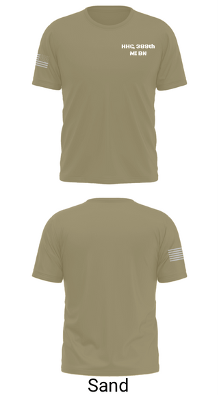 Short Sleeve Performance Shirt, HHC, 389th MI BN, Army, Teamtime, Team time, sublimation, custom sports apparel, team uniforms, spirit wear, spiritwear, sports uniforms, custom shirts, team store, custom team store, fundraiser sports, apparel fundraiser
