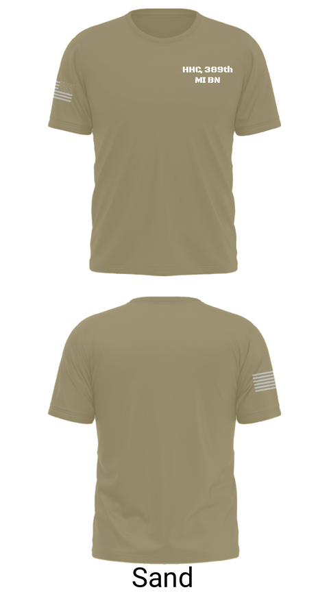 Short Sleeve Performance Shirt, HHC, 389th MI BN, Army, Teamtime, Team time, sublimation, custom sports apparel, team uniforms, spirit wear, spiritwear, sports uniforms, custom shirts, team store, custom team store, fundraiser sports, apparel fundraiser