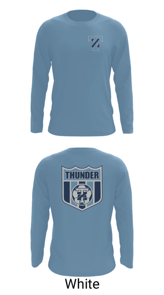 Long Sleeve Performance Shirt, Thunder, Men's Soccer, Teamtime, Team time, sublimation, custom sports apparel, team uniforms, spirit wear, spiritwear, sports uniforms, custom shirts, team store, custom team store, fundraiser sports, apparel fundraiser