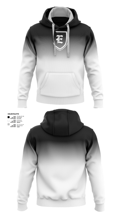 Ellsworth High School Basketball 93630944 Hoodie - 50