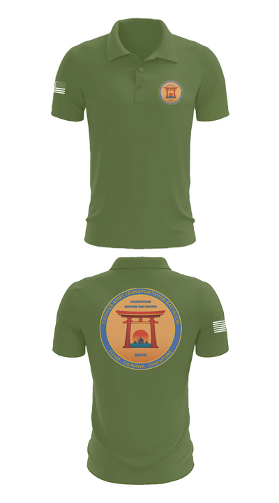 835th Transportation BN 83233683 Short Sleeve Performance Polo - 47