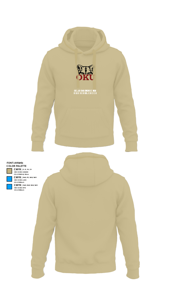 Hoodie, Oklahoma Union Senior High School Cheer, Cheer, Teamtime, Team time, sublimation, custom sports apparel, team uniforms, spirit wear, spiritwear, sports uniforms, custom shirts, team store, custom team store, fundraiser sports, apparel fundraiser