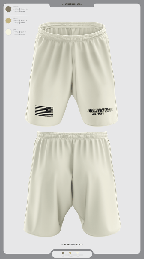 Athletic Shorts With Pockets, IDMT, Air Force, Teamtime, Team time, sublimation, custom sports apparel, team uniforms, spirit wear, spiritwear, sports uniforms, custom shirts, team store, custom team store, fundraiser sports, apparel fundraiser