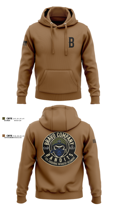 Bravo Company, 1-325 AIR, 2BCT, 82ND ABN DIV Hoodie - 5