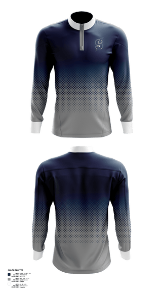 Quarter Zip Jacket, Sandusky High School Basketball, Men's Basketball, Teamtime, Team time, sublimation, custom sports apparel, team uniforms, spirit wear, spiritwear, sports uniforms, custom shirts, team store, custom team store, fundraiser sports, apparel fundraiser