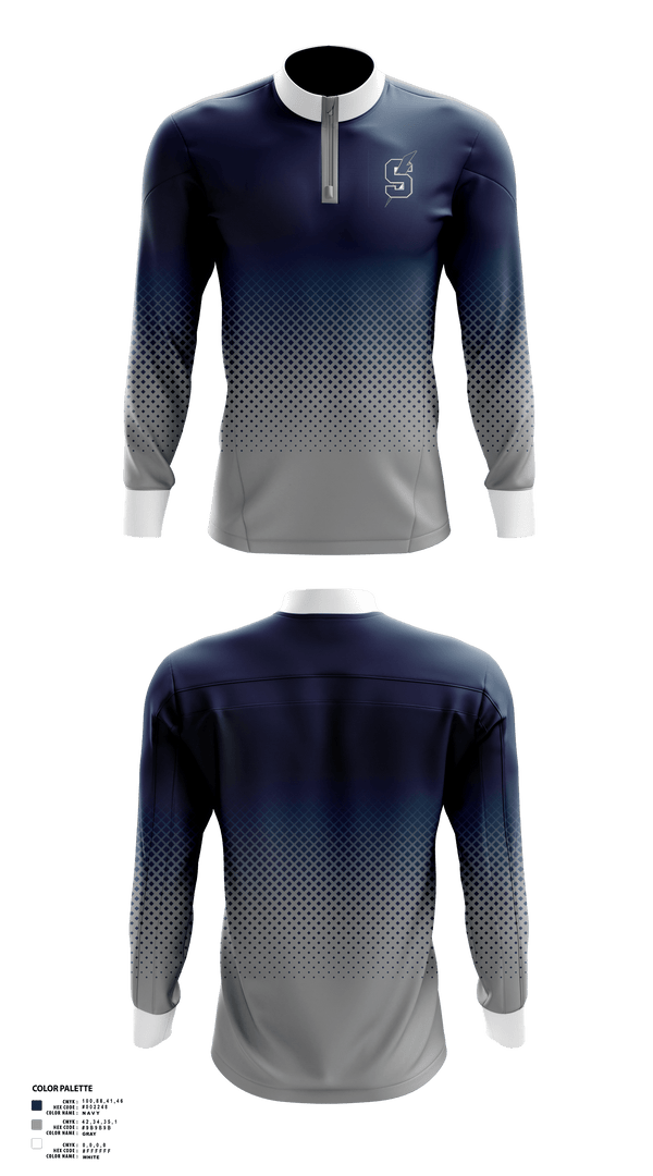 Quarter Zip Jacket, Sandusky High School Basketball, Men's Basketball, Teamtime, Team time, sublimation, custom sports apparel, team uniforms, spirit wear, spiritwear, sports uniforms, custom shirts, team store, custom team store, fundraiser sports, apparel fundraiser