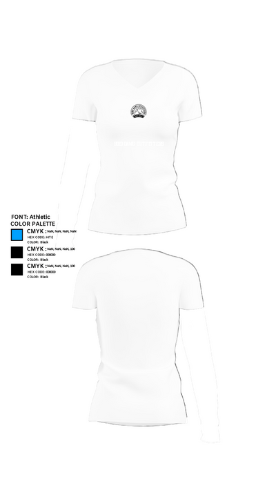 Bird Dawg Outfitters 78804455 Women's Short Sleeve V-neck Shirt - 18