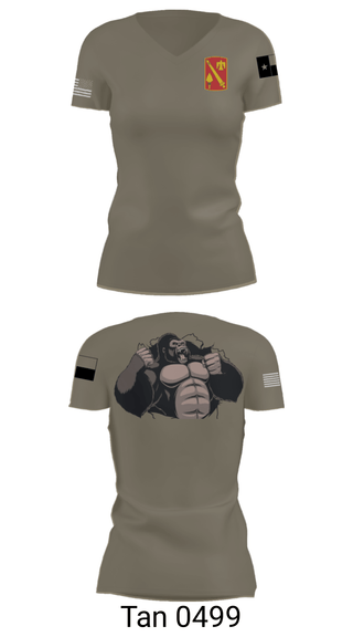 Women's Short Sleeve Vneck Shirt, A Battery, 4-133 FAR-AMMO, National Guard, Teamtime, Team time, sublimation, custom sports apparel, team uniforms, spirit wear, spiritwear, sports uniforms, custom shirts, team store, custom team store, fundraiser sports, apparel fundraiser