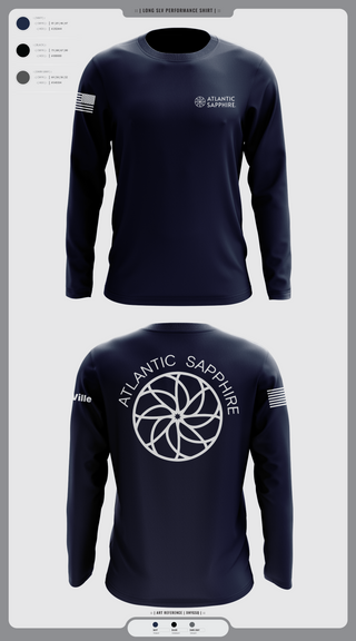 Long Sleeve Performance Shirt, LinVille, Navy, Teamtime, Team time, sublimation, custom sports apparel, team uniforms, spirit wear, spiritwear, sports uniforms, custom shirts, team store, custom team store, fundraiser sports, apparel fundraiser