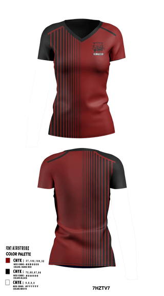 Women's Short Sleeve Vneck Shirt, Ignacio High School Volleyball, Women's Volleyball, Teamtime, Team time, sublimation, custom sports apparel, team uniforms, spirit wear, spiritwear, sports uniforms, custom shirts, team store, custom team store, fundraiser sports, apparel fundraiser