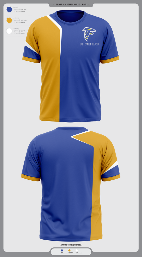 Short Sleeve Performance Shirt, Todd County High School Wrestling, Wrestling, Teamtime, Team time, sublimation, custom sports apparel, team uniforms, spirit wear, spiritwear, sports uniforms, custom shirts, team store, custom team store, fundraiser sports, apparel fundraiser