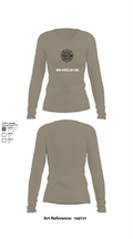 Ben Wheeler Fire 43777175 Women's Long Sleeve V-neck Shirt - 62