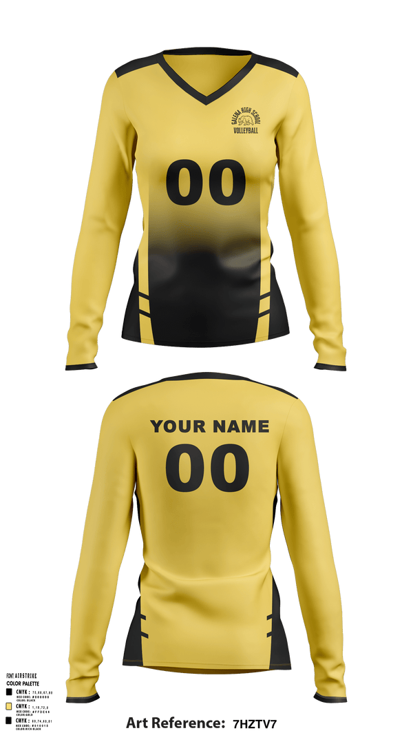 Womens Long Sleeve Vneck Shirt, Galena High School Volleyball, Women's Volleyball, Teamtime, Team time, sublimation, custom sports apparel, team uniforms, spirit wear, spiritwear, sports uniforms, custom shirts, team store, custom team store, fundraiser sports, apparel fundraiser