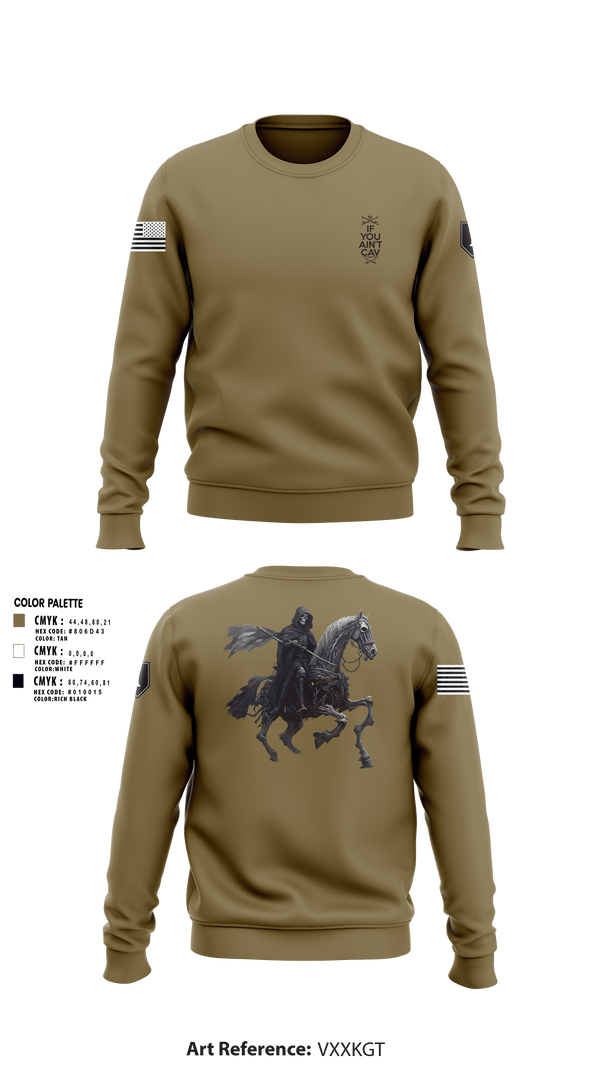 Crew Neck Sweatshirt, LongknifeComanche, Army, Teamtime, Team time, sublimation, custom sports apparel, team uniforms, spirit wear, spiritwear, sports uniforms, custom shirts, team store, custom team store, fundraiser sports, apparel fundraiser