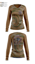 Honolulu Bohemian 96104358 Women's Long Sleeve V-neck Shirt - 1