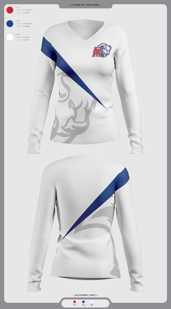 Womens Long Sleeve Vneck Shirt, Madras High School Cross Country, Cross Country, Teamtime, Team time, sublimation, custom sports apparel, team uniforms, spirit wear, spiritwear, sports uniforms, custom shirts, team store, custom team store, fundraiser sports, apparel fundraiser