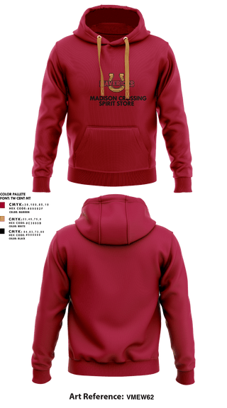 Hoodie, Madison Crossing Elementary, Spirit Store, Teamtime, Team time, sublimation, custom sports apparel, team uniforms, spirit wear, spiritwear, sports uniforms, custom shirts, team store, custom team store, fundraiser sports, apparel fundraiser
