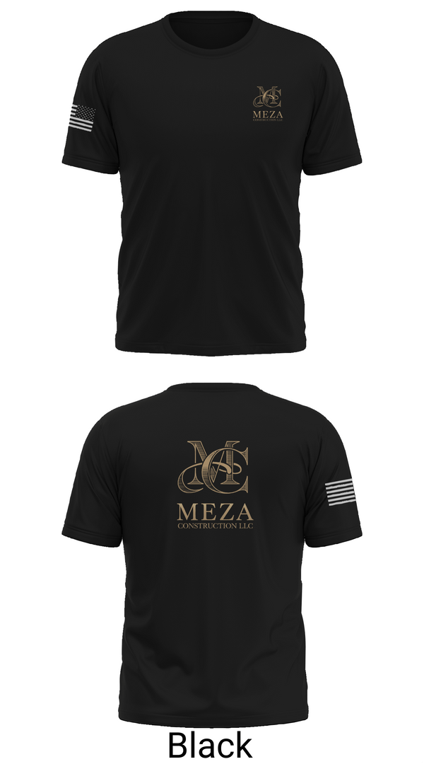 Old School Cotton Feel Shirt, Meza Construction LLC, , Teamtime, Team time, sublimation, custom sports apparel, team uniforms, spirit wear, spiritwear, sports uniforms, custom shirts, team store, custom team store, fundraiser sports, apparel fundraiser