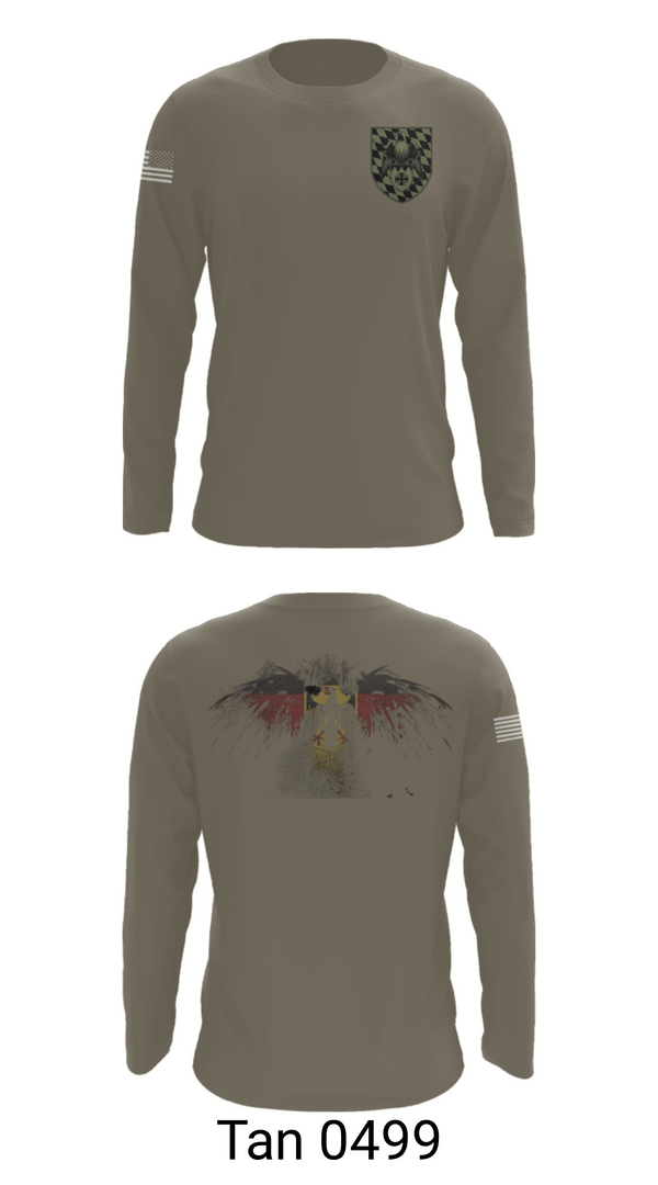 Long Sleeve Performance Shirt, 3./HSchRgt1, Army, Teamtime, Team time, sublimation, custom sports apparel, team uniforms, spirit wear, spiritwear, sports uniforms, custom shirts, team store, custom team store, fundraiser sports, apparel fundraiser