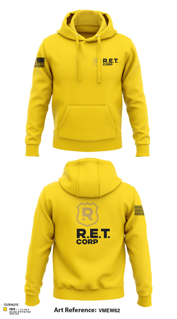 Hoodie, RET CORP, Police, Teamtime, Team time, sublimation, custom sports apparel, team uniforms, spirit wear, spiritwear, sports uniforms, custom shirts, team store, custom team store, fundraiser sports, apparel fundraiser