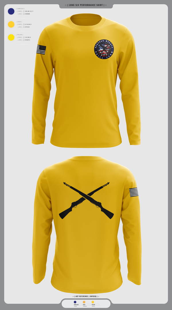 Long Sleeve Performance Shirt, Seaford NJROTC, Navy, Teamtime, Team time, sublimation, custom sports apparel, team uniforms, spirit wear, spiritwear, sports uniforms, custom shirts, team store, custom team store, fundraiser sports, apparel fundraiser