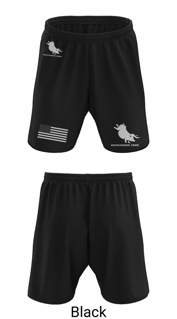 Athletic Shorts With Pockets, Buckingham Farm, , Teamtime, Team time, sublimation, custom sports apparel, team uniforms, spirit wear, spiritwear, sports uniforms, custom shirts, team store, custom team store, fundraiser sports, apparel fundraiser
