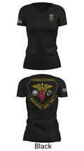 4th Med Battalion 81744782 Women's Short Sleeve V-neck Shirt - 28
