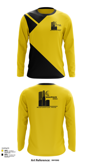 Long Sleeve Performance Shirt, Wolfpack Restoration service, , Teamtime, Team time, sublimation, custom sports apparel, team uniforms, spirit wear, spiritwear, sports uniforms, custom shirts, team store, custom team store, fundraiser sports, apparel fundraiser