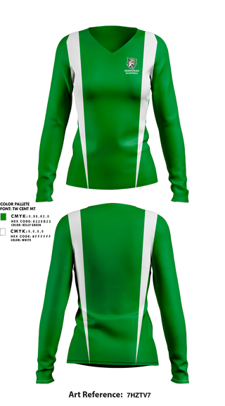 Womens Long Sleeve Vneck Shirt, Hempstead Middle School Basketball, Women's Basketball, Teamtime, Team time, sublimation, custom sports apparel, team uniforms, spirit wear, spiritwear, sports uniforms, custom shirts, team store, custom team store, fundraiser sports, apparel fundraiser