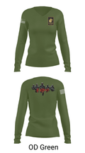 Alpha Company  2-27 48035421 Women's Long Sleeve V-neck Shirt - 57