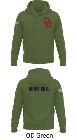 Hoodie, OU Army ROTC, Army, Teamtime, Team time, sublimation, custom sports apparel, team uniforms, spirit wear, spiritwear, sports uniforms, custom shirts, team store, custom team store, fundraiser sports, apparel fundraiser