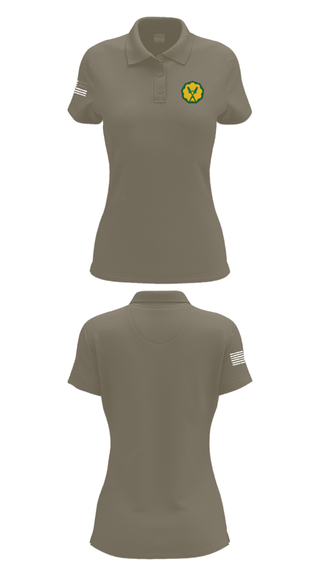 Womens Short Sleeve Performance Polo, 160th mp bn, Army, Teamtime, Team time, sublimation, custom sports apparel, team uniforms, spirit wear, spiritwear, sports uniforms, custom shirts, team store, custom team store, fundraiser sports, apparel fundraiser