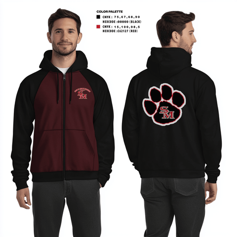 Zip Hoodie, South Meck Girls Golf, Golf, Teamtime, Team time, sublimation, custom sports apparel, team uniforms, spirit wear, spiritwear, sports uniforms, custom shirts, team store, custom team store, fundraiser sports, apparel fundraiser