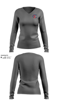C2C Property Solutions 59696330 Women's Long Sleeve V-neck Shirt - 50