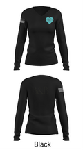 Bark & Bougie LV 23492221 Women's Long Sleeve V-neck Shirt - 35