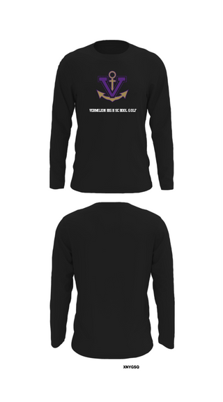 Long Sleeve Performance Shirt, Vermilion High School Golf, Golf, Teamtime, Team time, sublimation, custom sports apparel, team uniforms, spirit wear, spiritwear, sports uniforms, custom shirts, team store, custom team store, fundraiser sports, apparel fundraiser