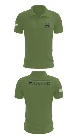 Short Sleeve Performance Polo, North Valley Youth Soccer League, Men's Soccer, Teamtime, Team time, sublimation, custom sports apparel, team uniforms, spirit wear, spiritwear, sports uniforms, custom shirts, team store, custom team store, fundraiser sports, apparel fundraiser