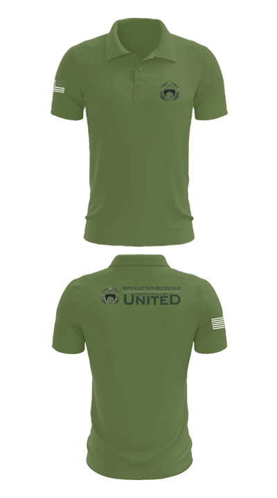 North Valley Youth Soccer League 32192697 Short Sleeve Performance Polo - 18