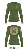 Swampscott Police 55581807 Women's Long Sleeve V-neck Shirt - 66