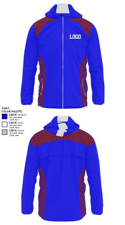 Carson High School Tennis 79130160 Windbreaker - 26