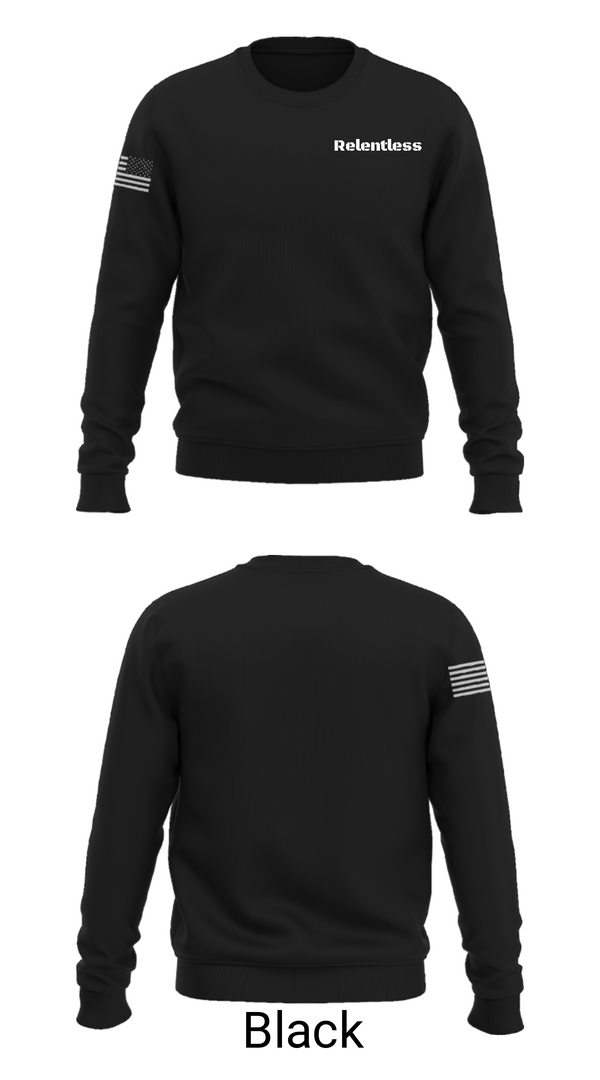 Crew Neck Sweatshirt, Relentless, Football, Teamtime, Team time, sublimation, custom sports apparel, team uniforms, spirit wear, spiritwear, sports uniforms, custom shirts, team store, custom team store, fundraiser sports, apparel fundraiser